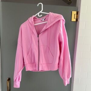Joy Lab Pink Cropped Hoodie